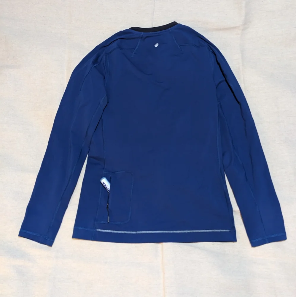 2 for $50! Lululemon Running performance long sleeve mens S - Picture 4 of 7